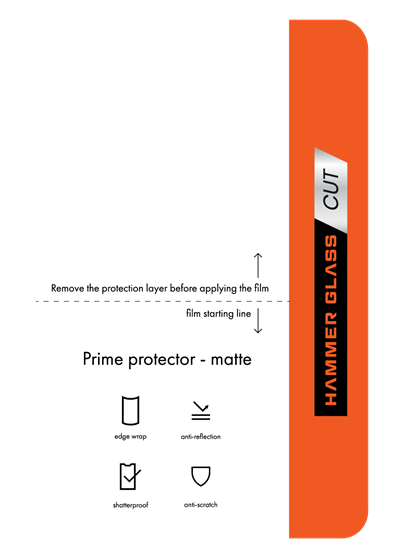 Folia Hammer Glass Prime Protector Matte
