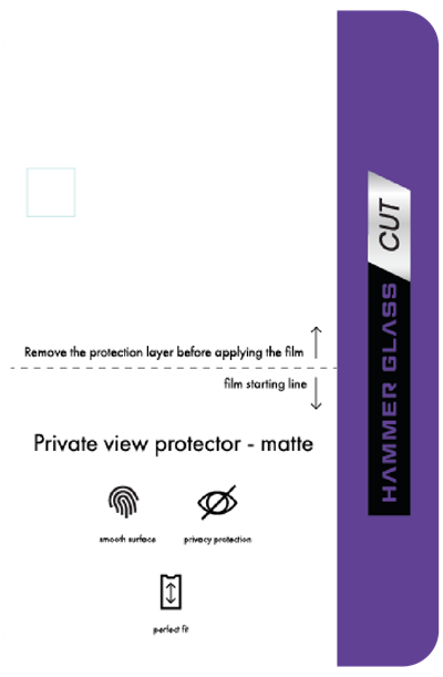 Folia Hammer Glass Private View Protector Matte